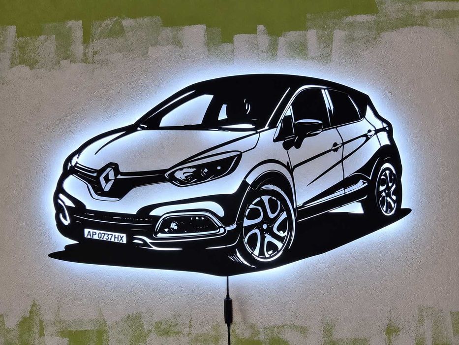 Panou Auto LED Personalizat după Mașina Ta | 80–100 cm