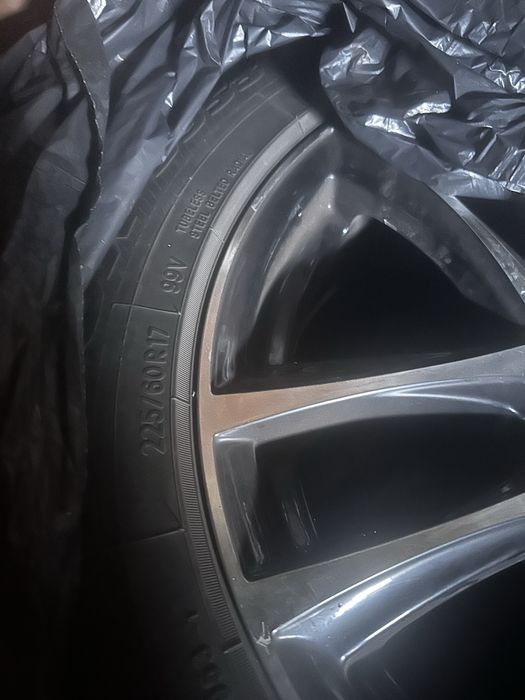 Jante BMW X3 R17 cu cauciucuri M+S