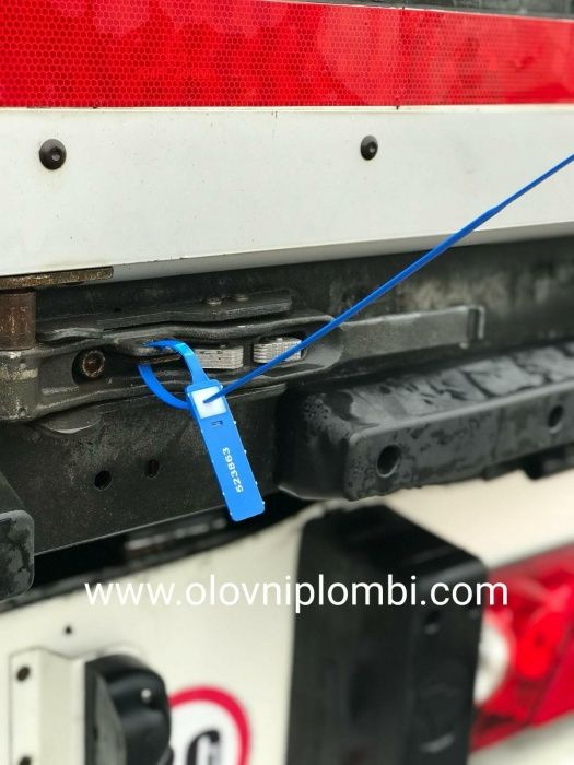 Пластмасова рото пломба двойна номерация работна дължина 25,40,80,см.