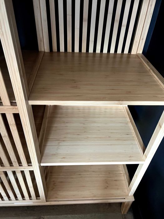 Dulap bambus IKEA Nordkisa (ușă glisantă)