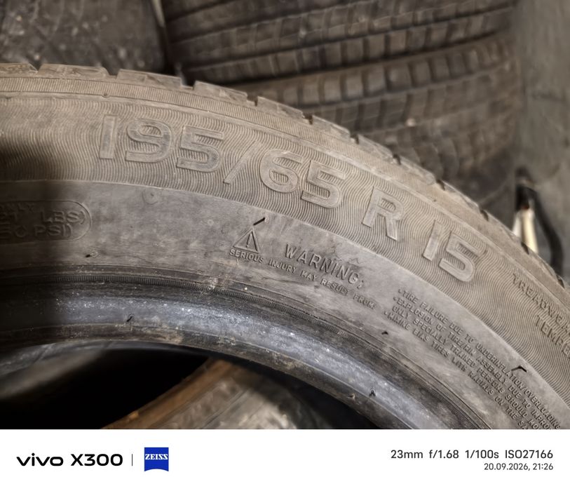 Продам 4 баллона Мишлен R15 195/65