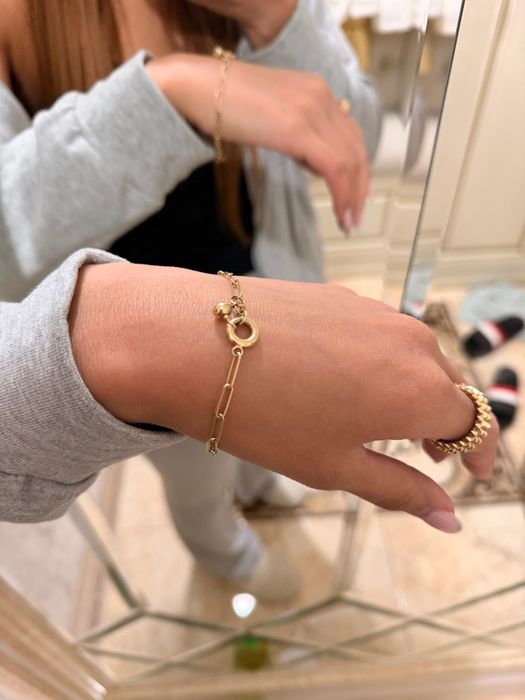 Золото браслет желтый