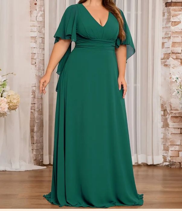 Дамска елегантна дълга рокля