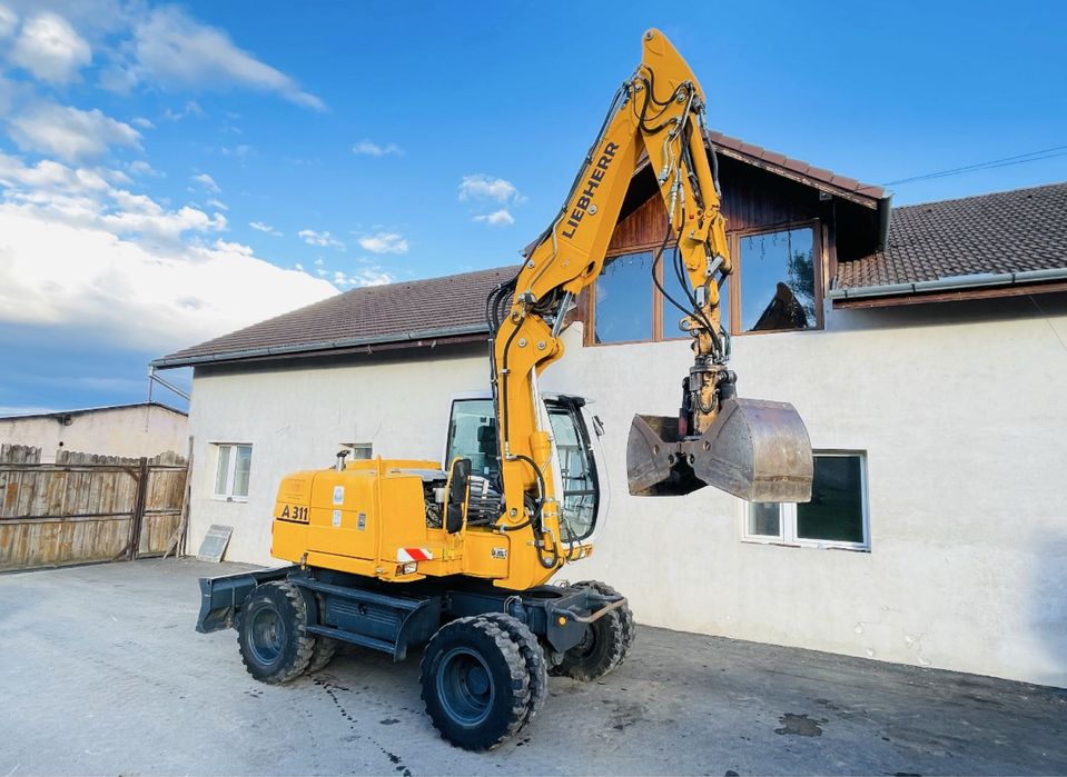 Excavator Liepherr A311 Cupe + Greifer -13,5 tone