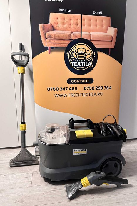 Inchiriez aspirator profesional Karcher injectie-extractie tapiterii