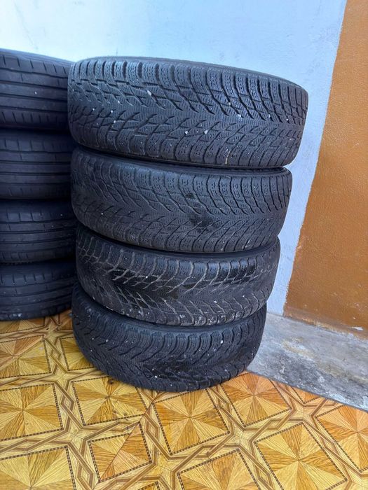 Jante Passat 17 5x112 ET38 + 215/65 R17 iarna Passat Tiguan