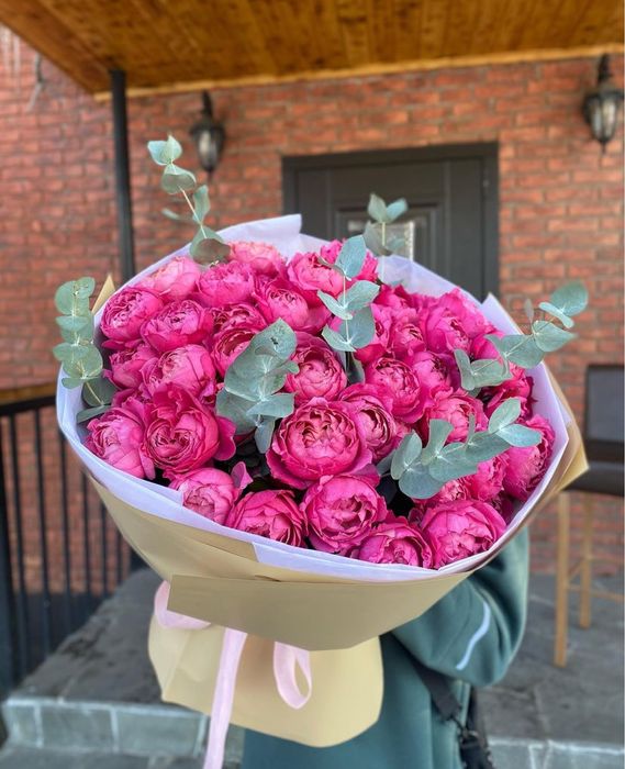 Пионы Кустовые розы Гортензии