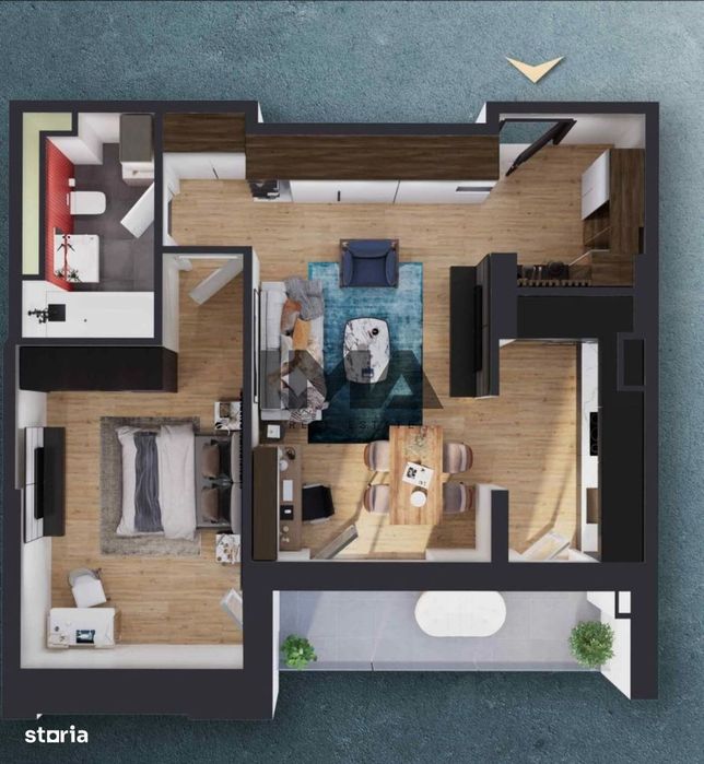 Apartament 2 camere, 54.5 mp, Elite City, COMISION 0