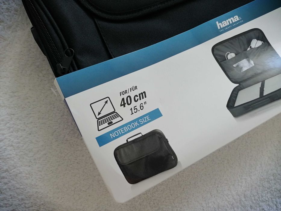 Нова чанта за лаптоп HAMA, 15.6"(40 cm), черен цвят.