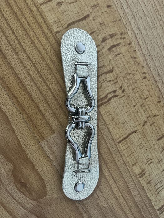 Златни лоуфъри на Aquamarine от естествена кожа