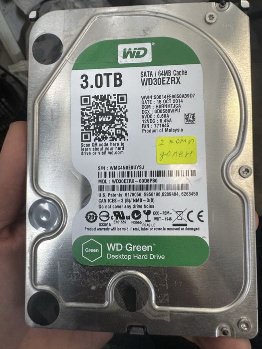 HDD 3.5  1TB  2TB  3TB 4TB  _%100 ZDRAVO