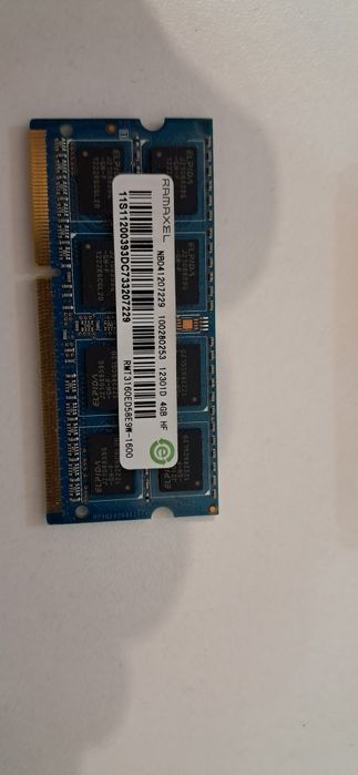 ОЗУ DDR 3. Ramaxel 4GB.