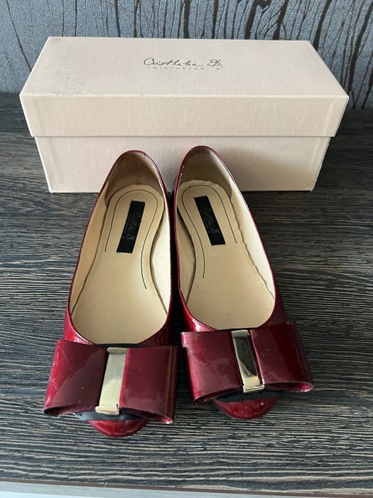 Balerini piele lacuita Musette 37