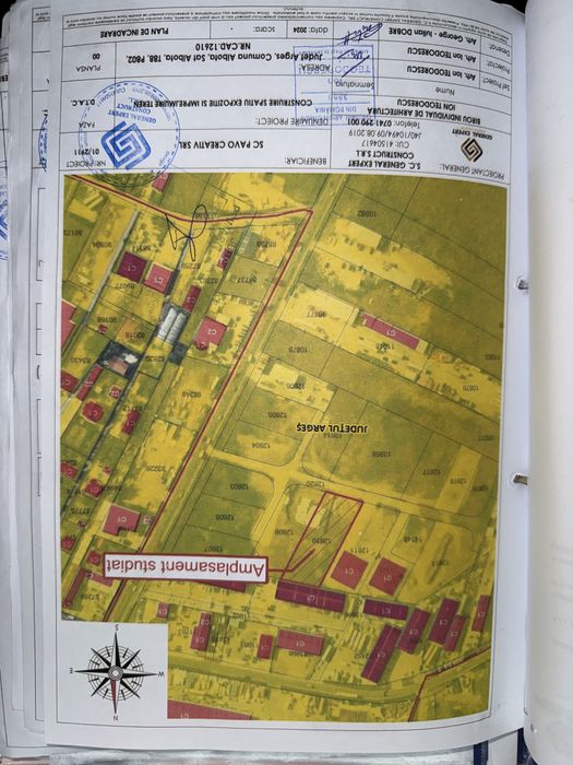 Teren 2354mp intravilan Albota zona Cipcos Mar