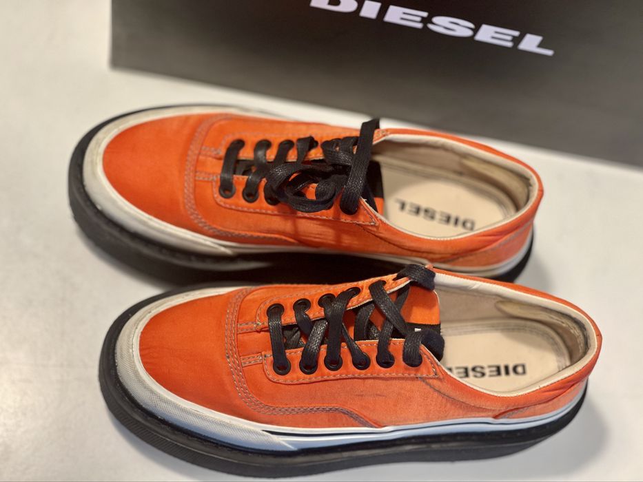 Pantofi dama Diesel H-Scirocco Low, rosu mandarin, marime 38, ca noi