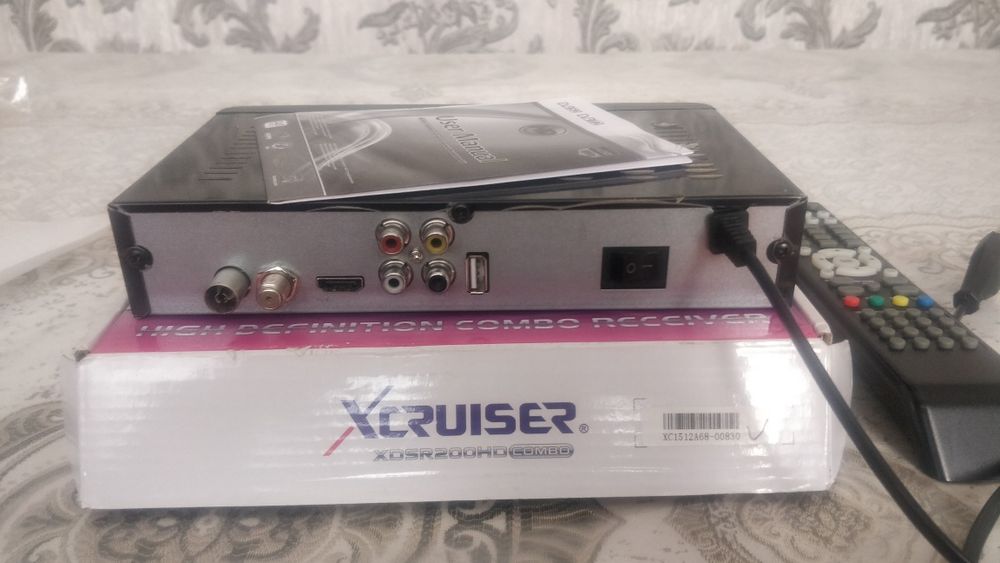 Xcruiser XDSR200HD combo tuner yangi Oʻzbek va Europa kanallari uchun