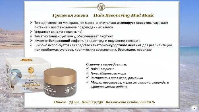 Dr Nona РЕГЕНЕРИРУЮЩАЯ ГРЯЗЕВАЯ МАСКА очищает питает её для кожи лица