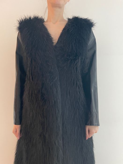 OFERTA! Haina de blana si piele ecologica Irina Marinescu