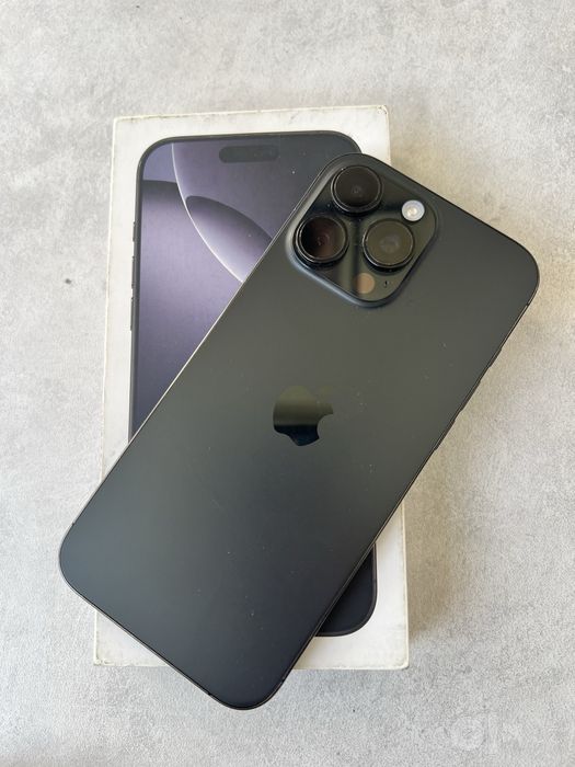 Iphone 16 pro max 256 gb black