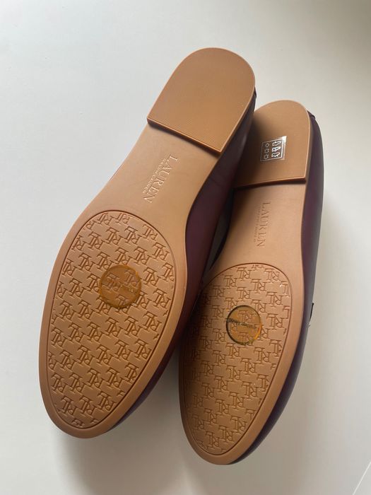 Нови кожени лоуфъри мокасини  «Lauren Ralph Lauren». Р.40