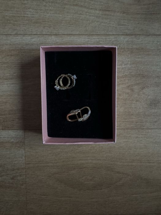 Серьги позолота