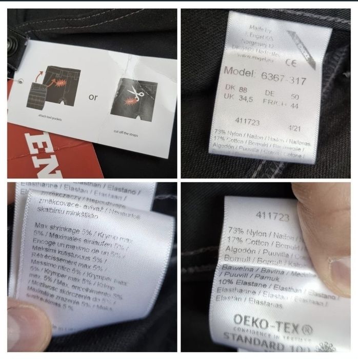 Pantaloni scurți de lucru Engel, Noi cu eticheta - Bărbați - 50