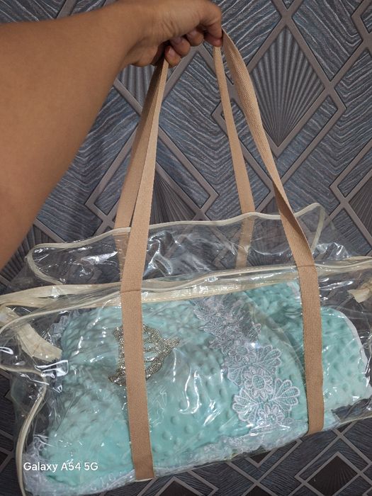 Конверт и сумка прозрачный