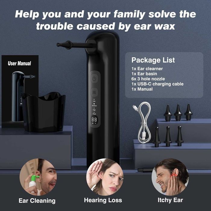 Комплект за премахване на ушна кал, HassoKon