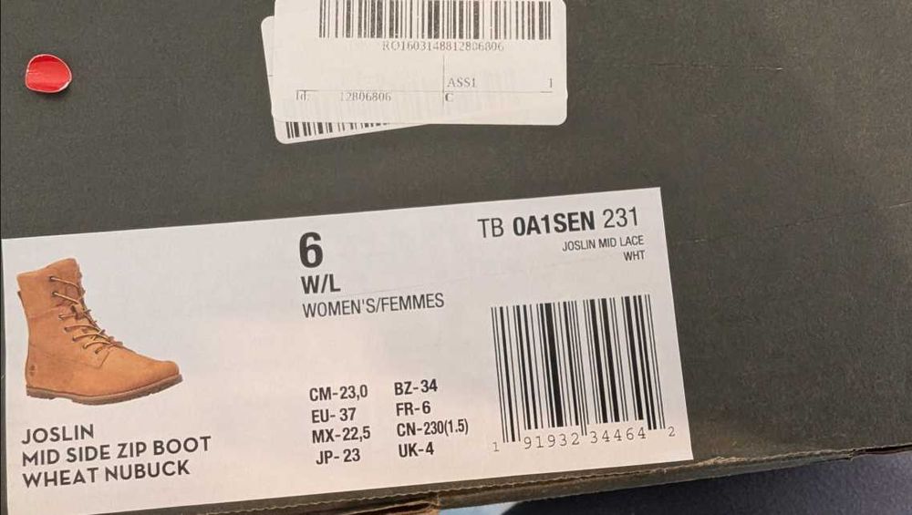 Timberland Bocanci dama 37