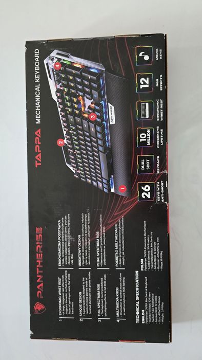 Tastatura mecanica Pantherise Tappa defecta
