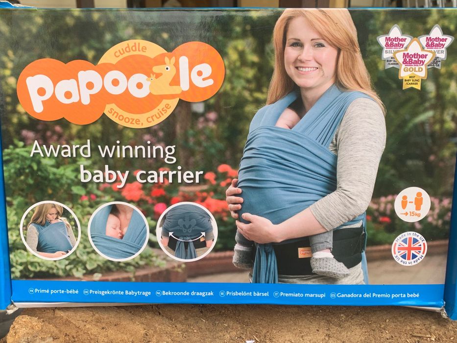 Прекрасен слинг за бебе с колан за кръста