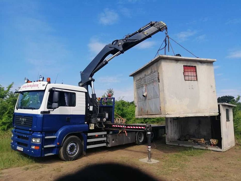 MAN TGA HIAB 377 - Camion Cu Macara