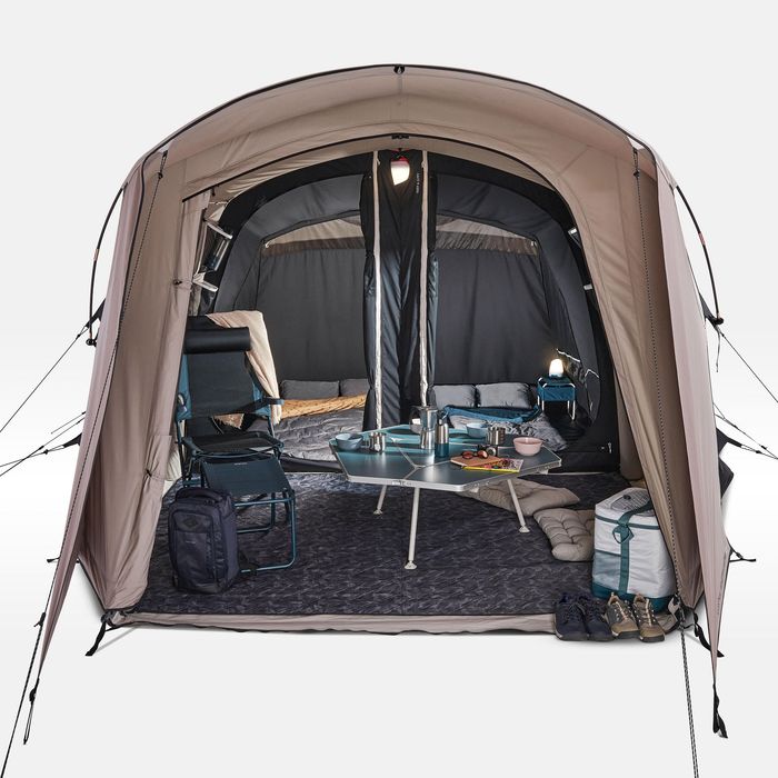 Cort de camping gonflabil 4 locuri 2 - produs resigilat Decathlon