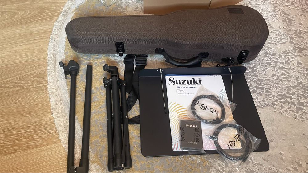 Yamaha Silent Violin YSV-104BR 4/4 – completă + husă + accesorii