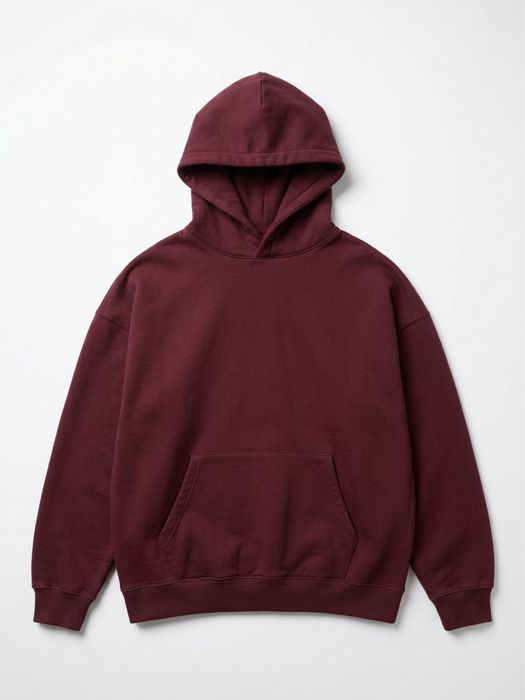 Зимен Суитшер Loose fit,цвят бордо,XSS