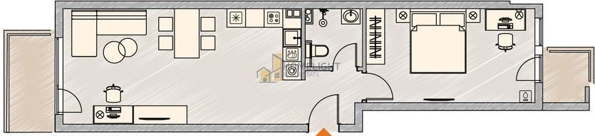 Продава се Двустаен апартамент в София, Малинова долина - 85 кв.м за 1488 €/кв.м - Снимка #3