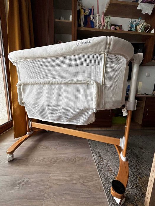 Patut co-sleeper, BabyGo, 2 in 1 Amila, Creme