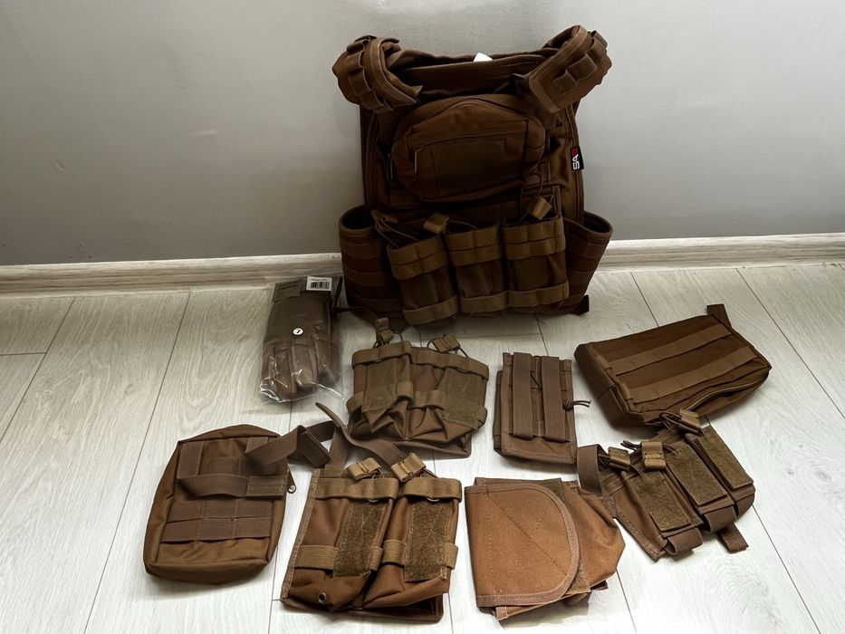 Airsoft жилетка + ръкавици