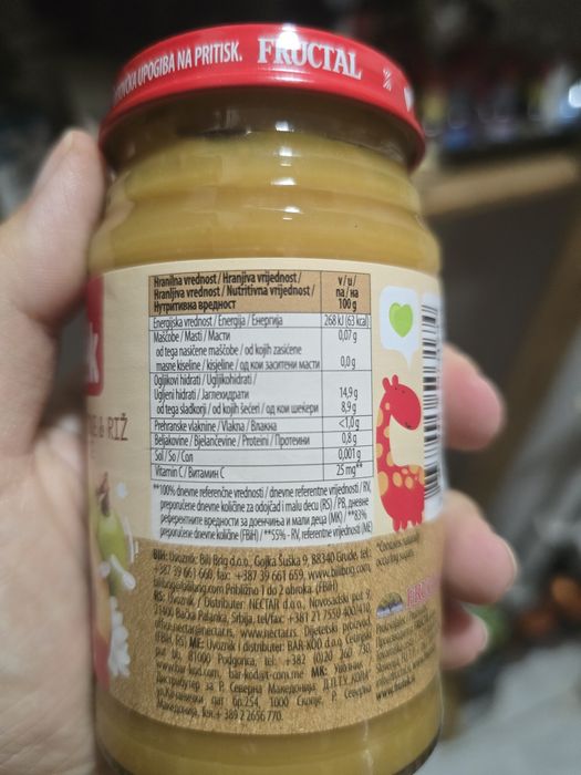 18 x Frutek Baby Food 4M+ & 8M+ | Sigilate | Expiră 11/2026