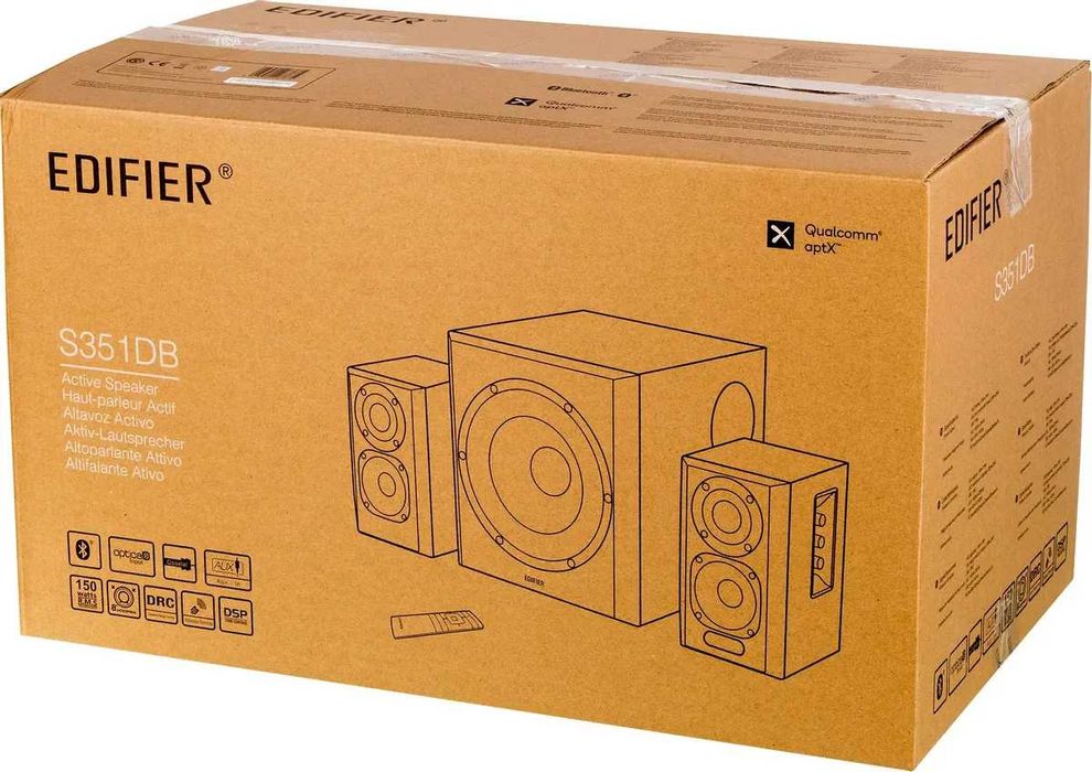 Edifier S351DB — акустическая система 2.1 с сабвуфером. Есть доставка