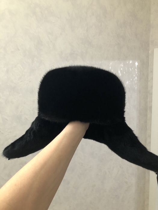 Шапка ушанка норка