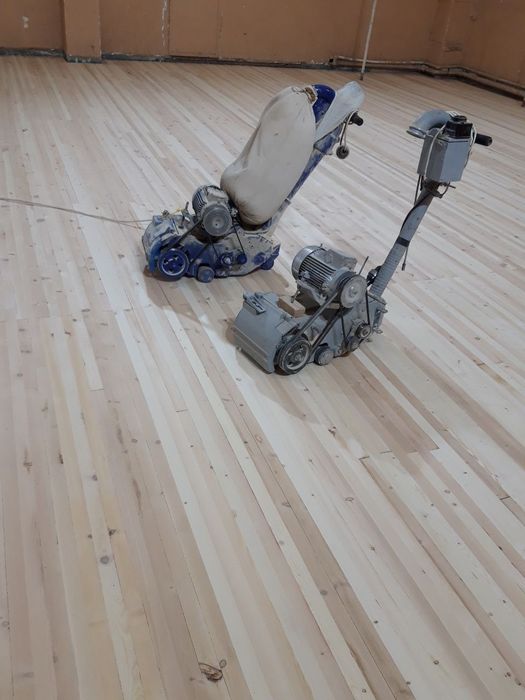 Шлифовка пол-паркет