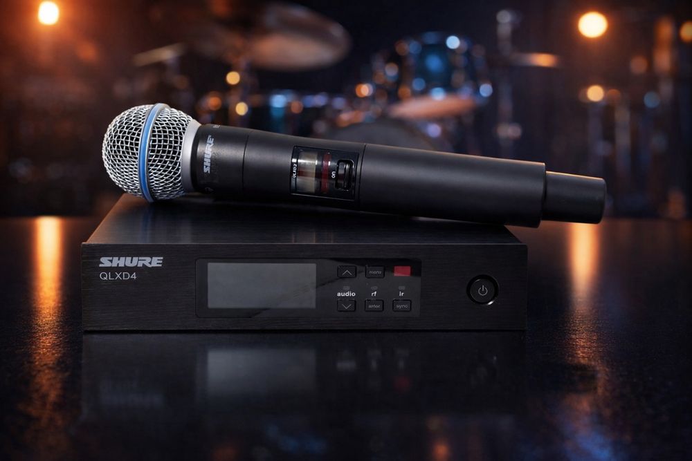 SHURE QLXD B-58 Microfon Wireless UHF – Transmisie 100m  - 900Mhz