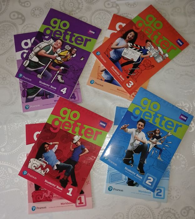Go getter 1 2 3 4 оригинал students' + work book + disk
