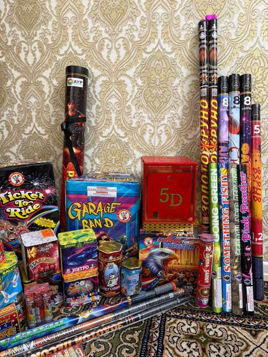 салюты и фейерверки Актау