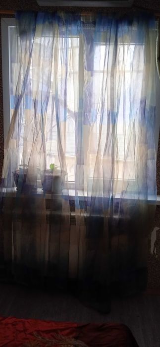 тюль от 2 м  б/у