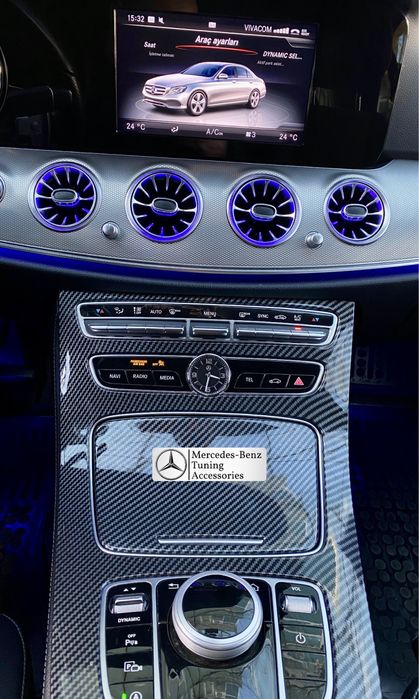 Централна карбонова конзола (хидрографика) C W205 GLC X257 E W213 X238