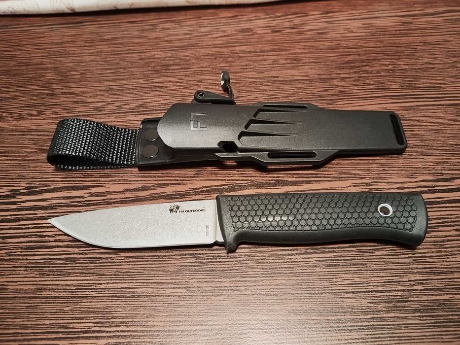 Cutit camping Real Steel Bushcraft III Black Thorn Falkniven