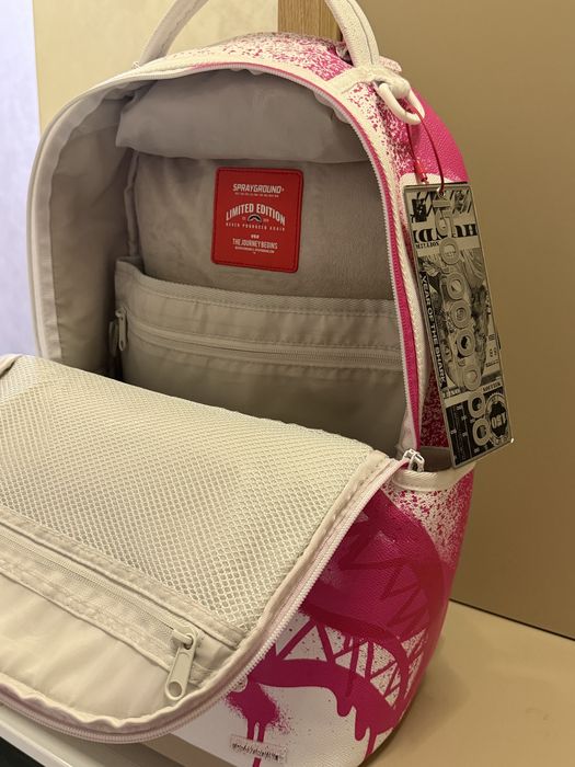 ghiozdan sprayground pink vandal