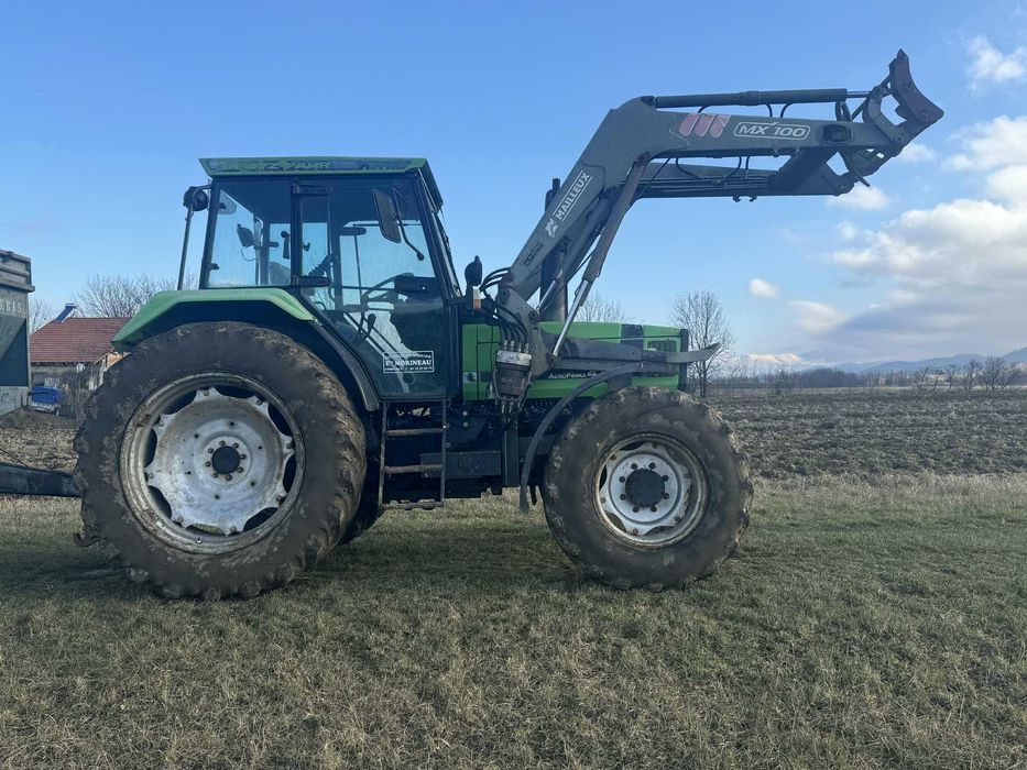 Tractor Deutz-Fahr agroprima 4.51 incarcator MAILLEUX 100 remorca 8t